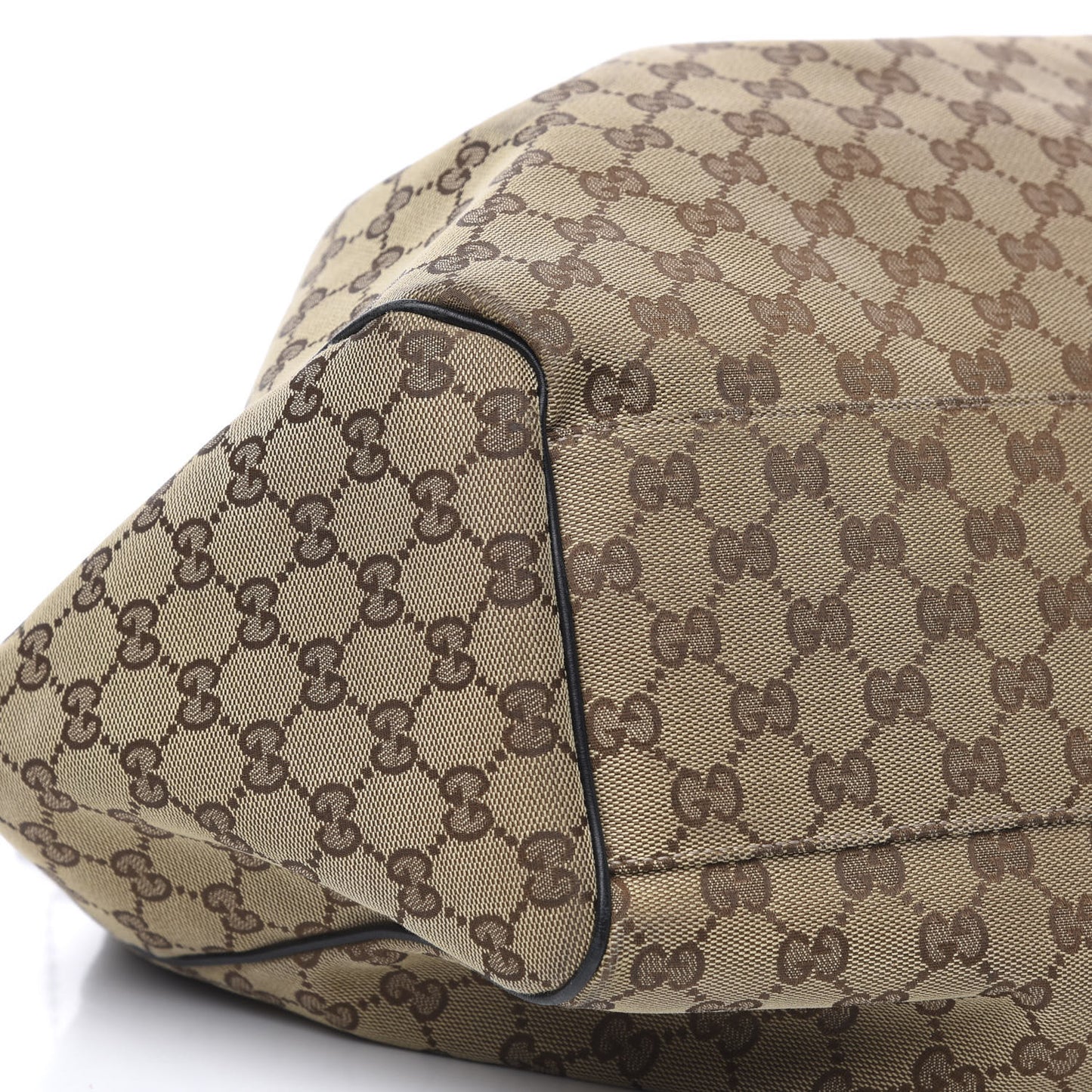 Monogram Large Sukey Tote Beige Ebony Black