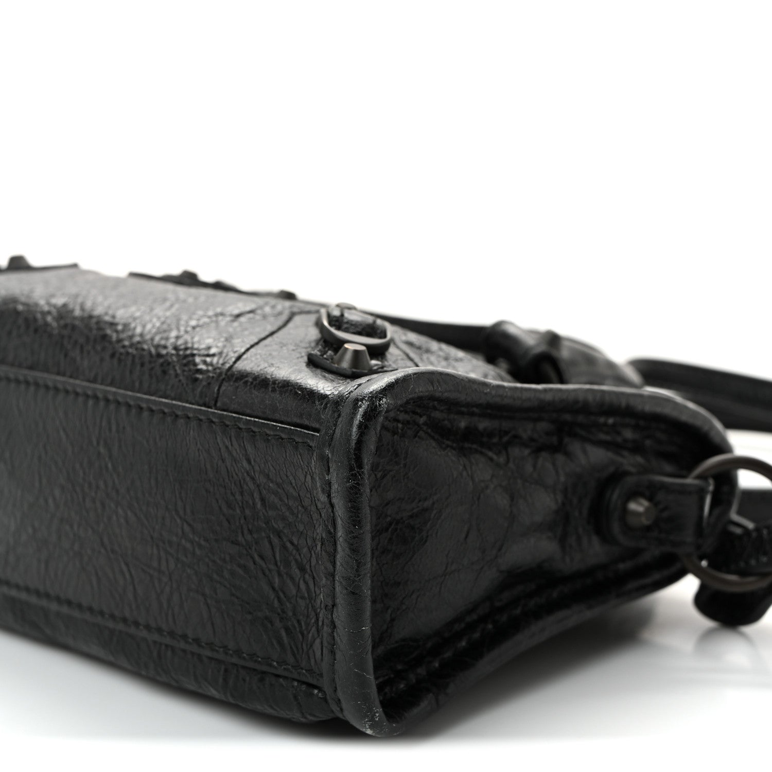 Balenciaga Agneau Arena Classic Hardware Nano Le City Black 10 of 10