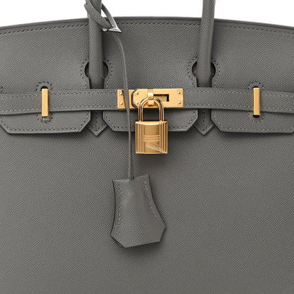 Hermes Epsom Birkin Sellier 25 Gris Meyer 8 of 13