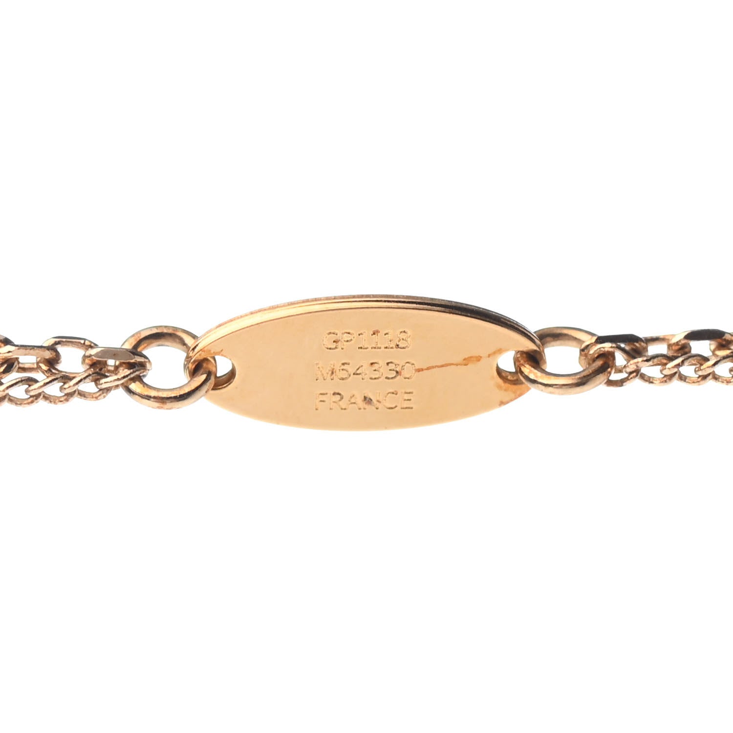 Louis Vuitton Pearl Angels Long Necklace Gold 4 of 4