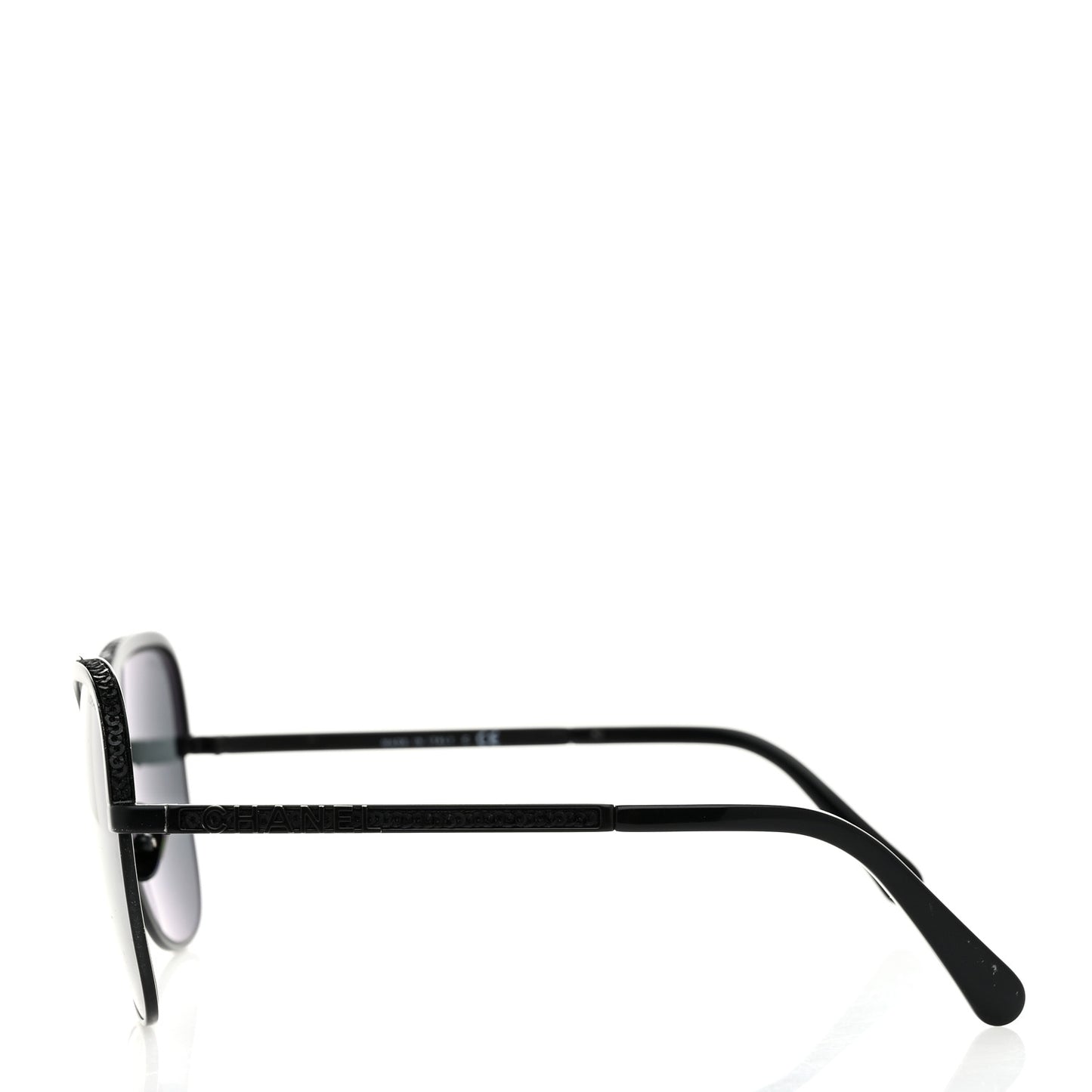 Square Frame Sequin Sunglasses 4270 Black
