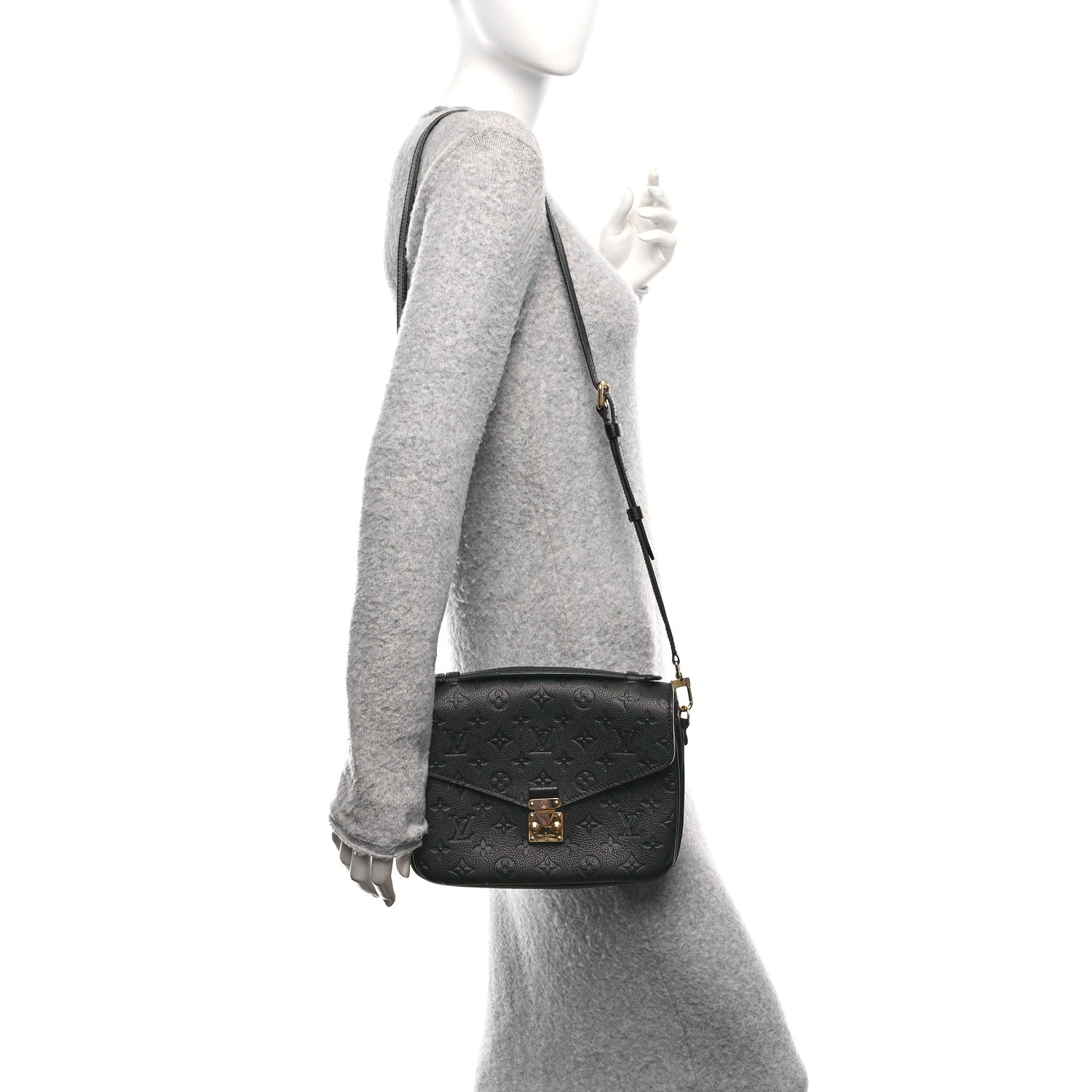 Louis Vuitton Empreinte Pochette Metis Black 2 of 11