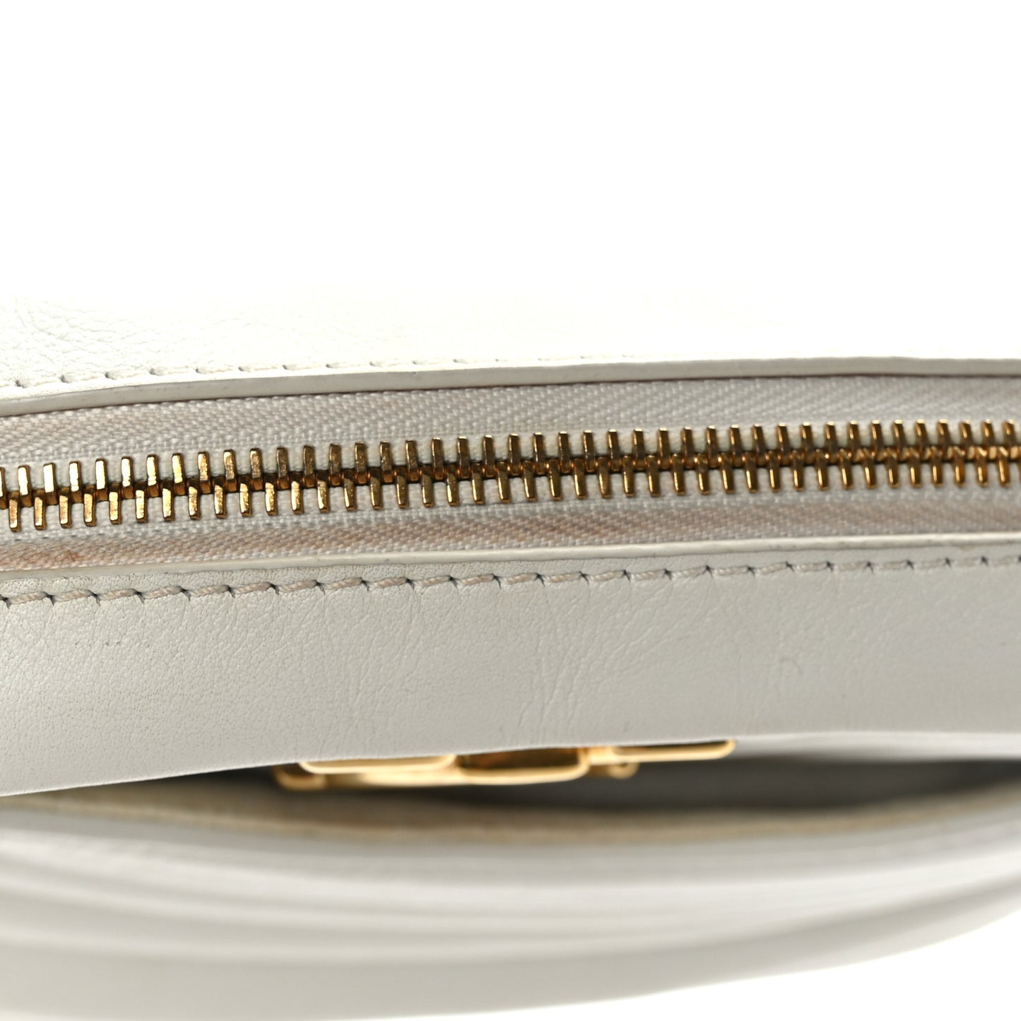 Calfskin New Wave Camera Bag White