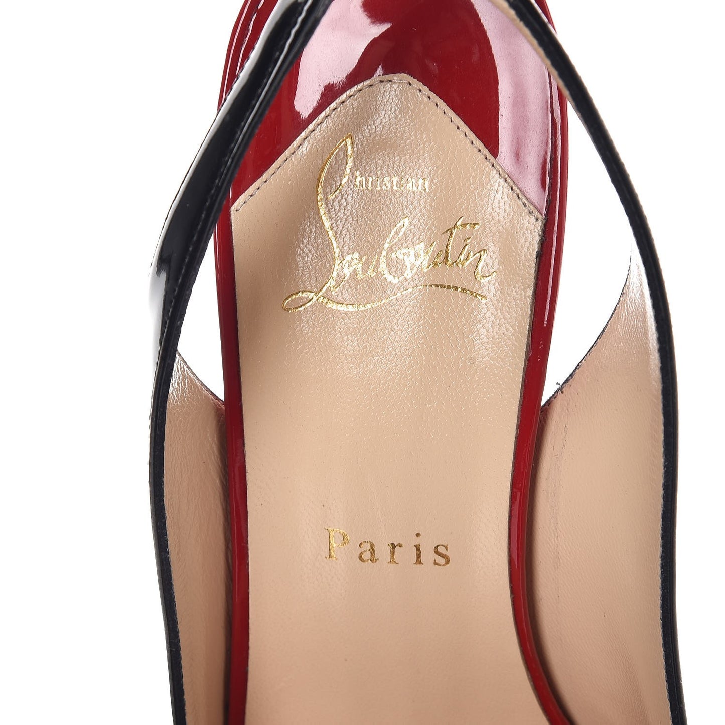 Patent Nombril 45 Pumps 39 Black Red