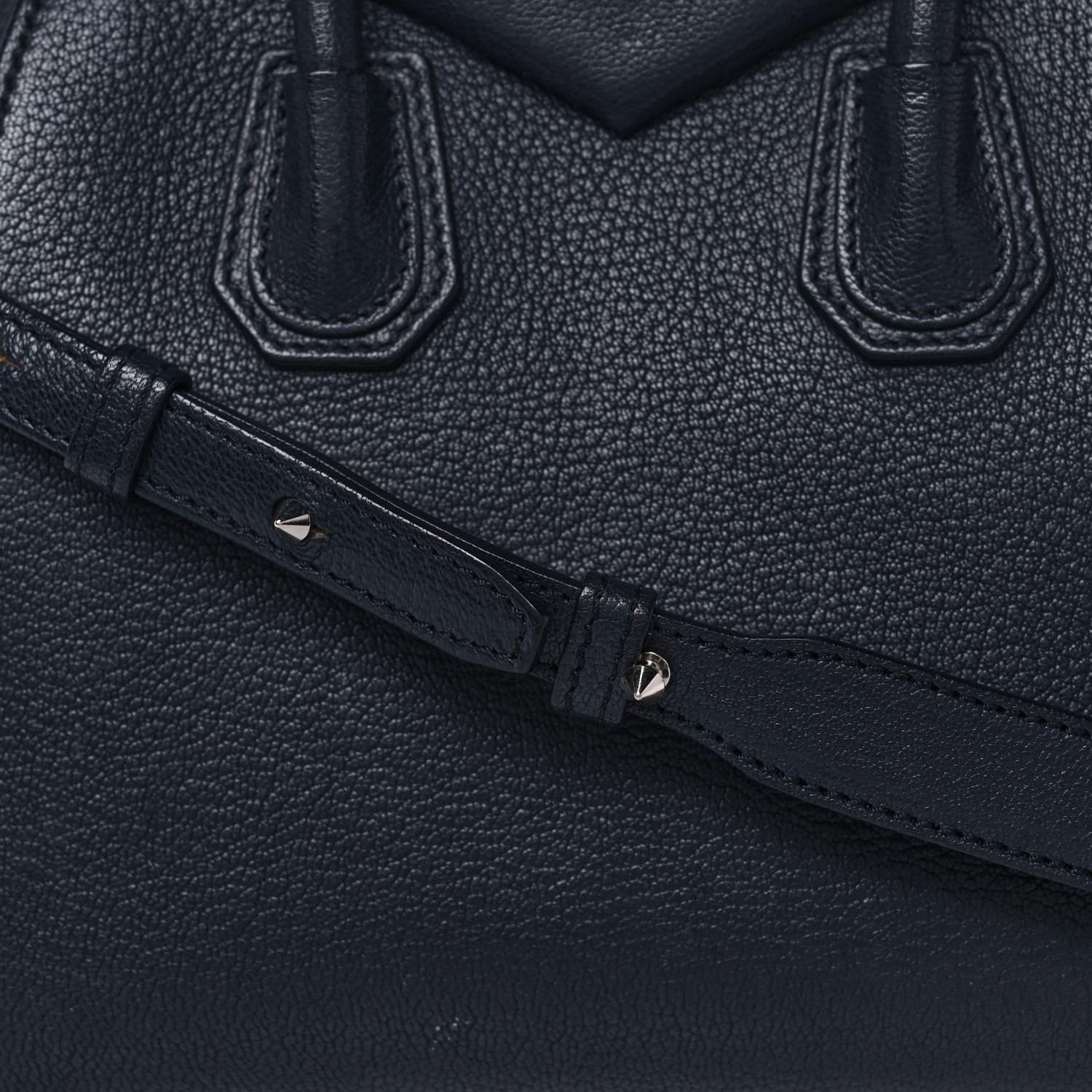 Givenchy Sugar Goatskin Mini Antigona Navy 9 of 21