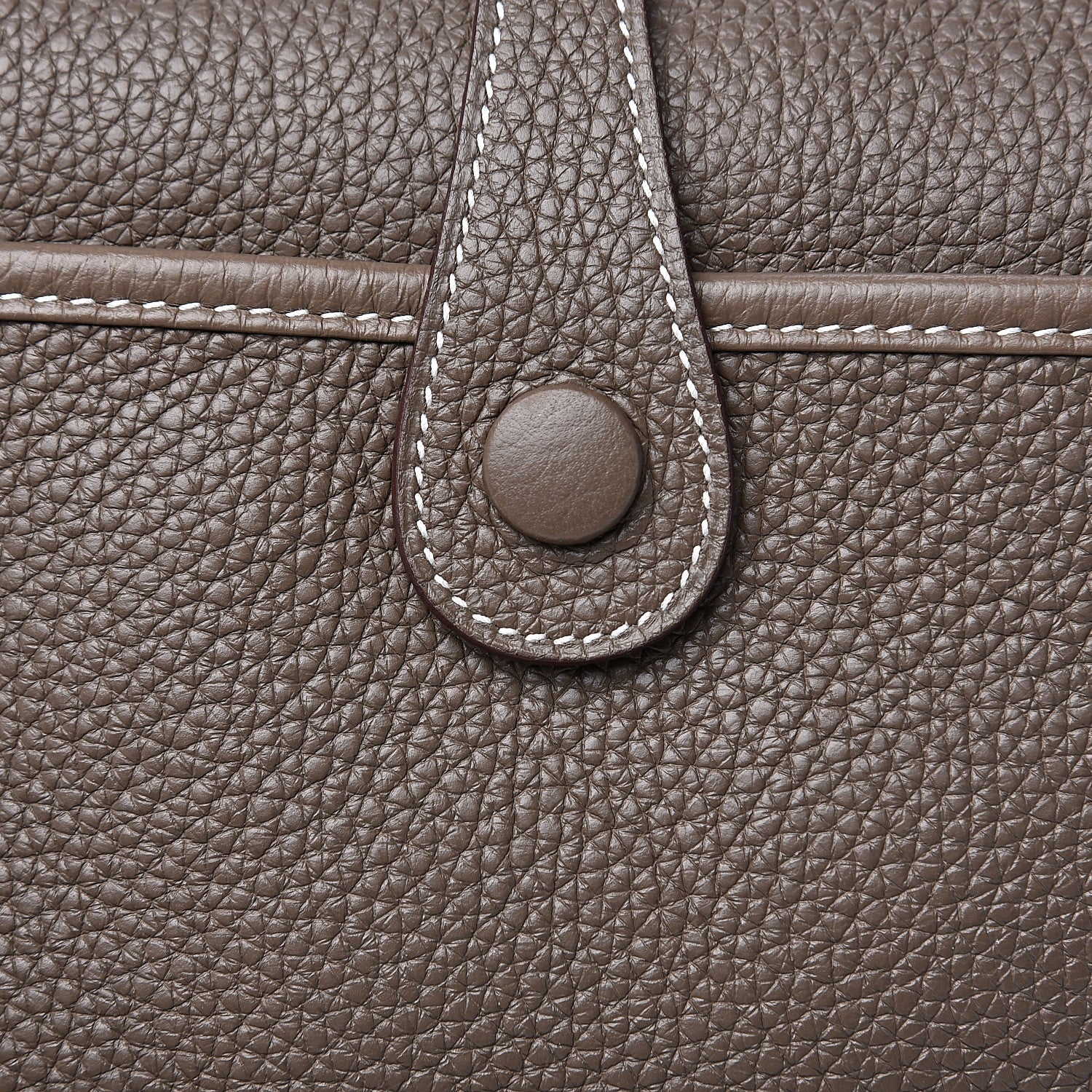 Hermes Taurillon Clemence Evelyne III PM Etoupe 9 of 10