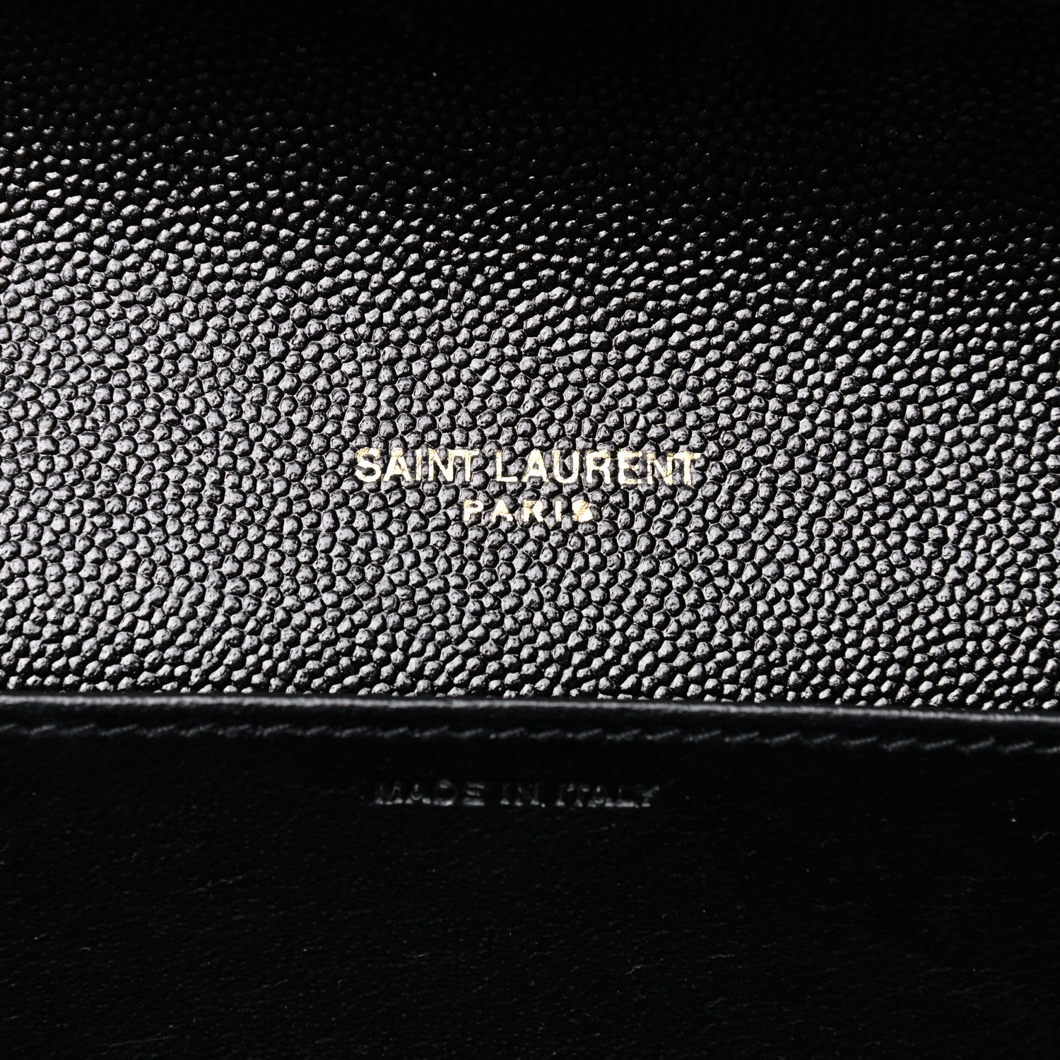Saint Laurent Grain De Poudre Uptown Chain Wallet Black 7 of 16