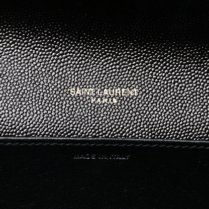 Saint Laurent Grain De Poudre Uptown Chain Wallet Black 7 of 16