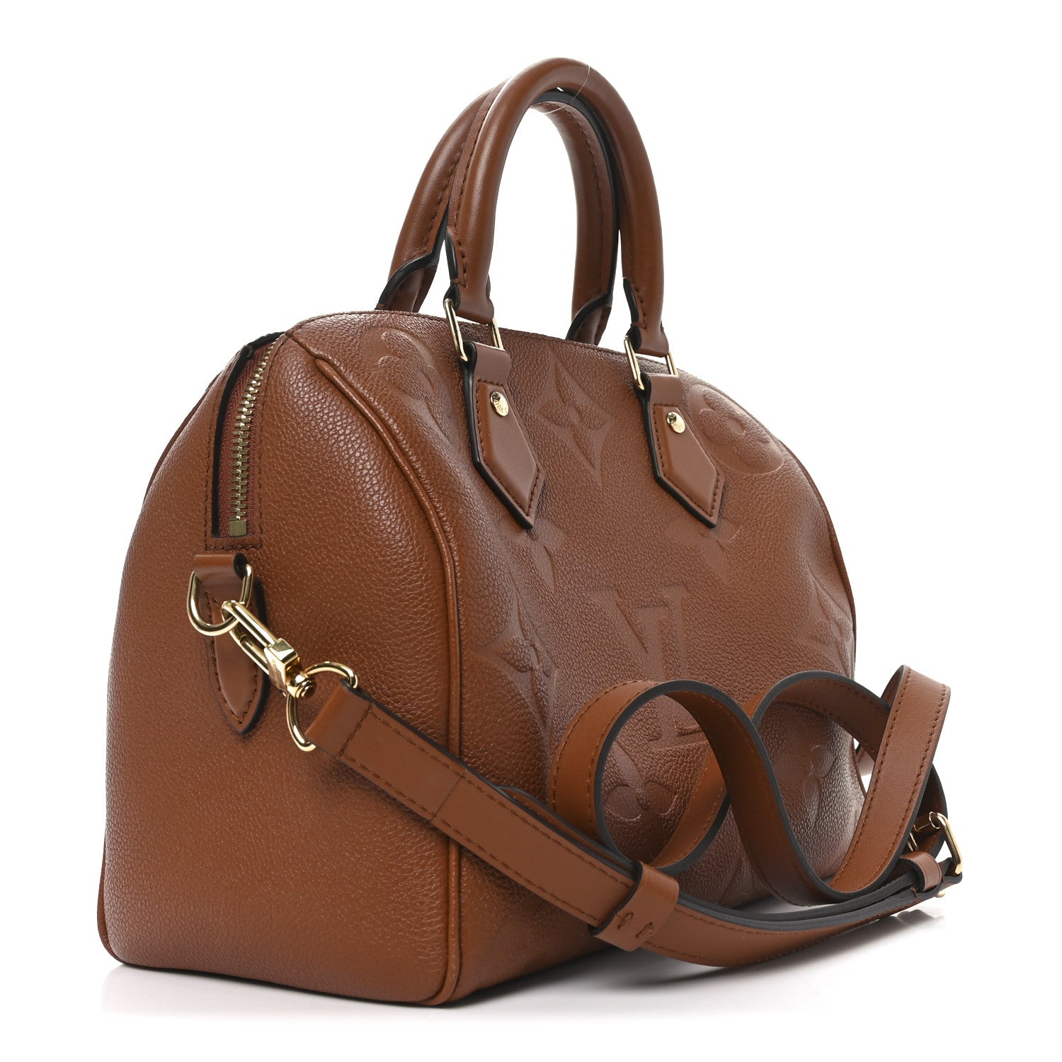 Louis Vuitton Empreinte Monogram Giant Speedy Bandouliere 25 Cognac 3 of 9