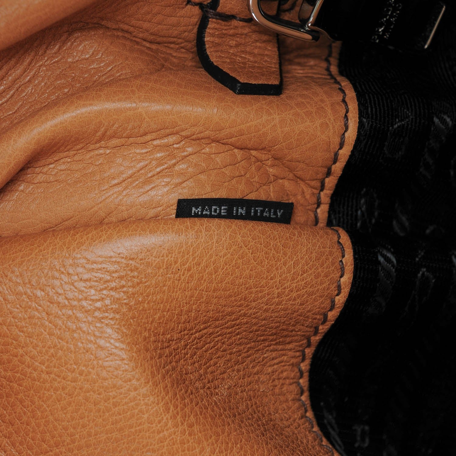Prada Glace Calf Twin Pocket Tote Naturale 7 of 8