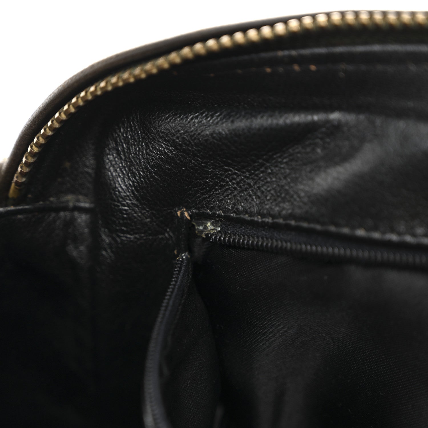Chanel Lambskin Quilted Tassel Camera Case Brown 12 of 15
