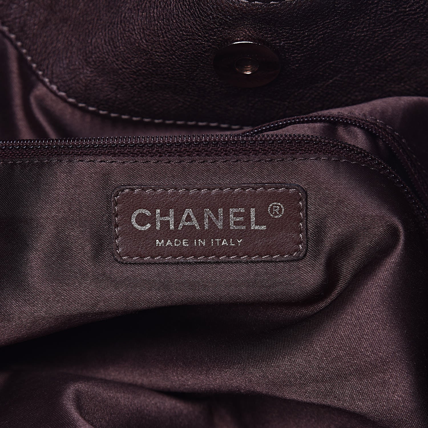 Chanel Metallic Calfskin Baby Coco Cabas Bronze 6 of 11