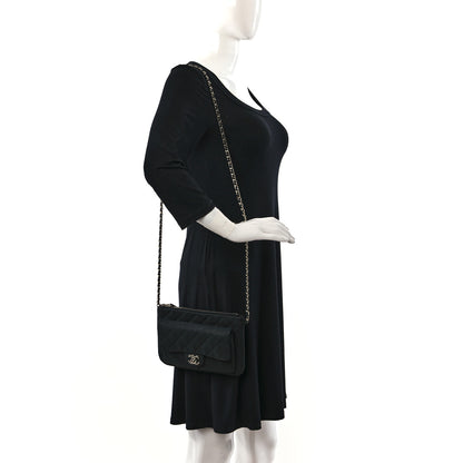 Chanel Iridescent Caviar Quilted Daily Zip Crossbody Bag Black 2 of 7