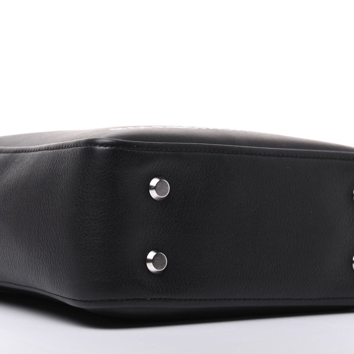 Calfskin S Triangle Duffle Black