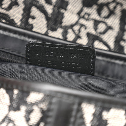 Christian Dior Monogram Saddle Bag Black 7 of 10