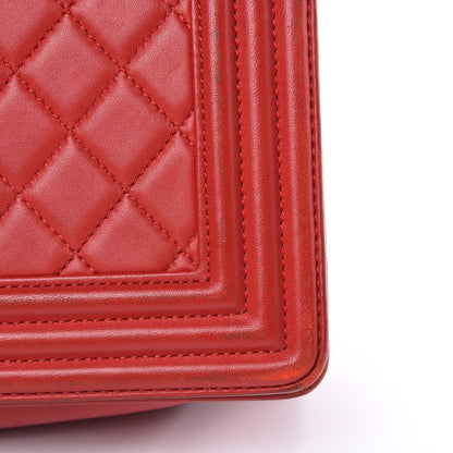 Chanel Lambskin Quilted New Medium Boy Flap Red 12 of 23