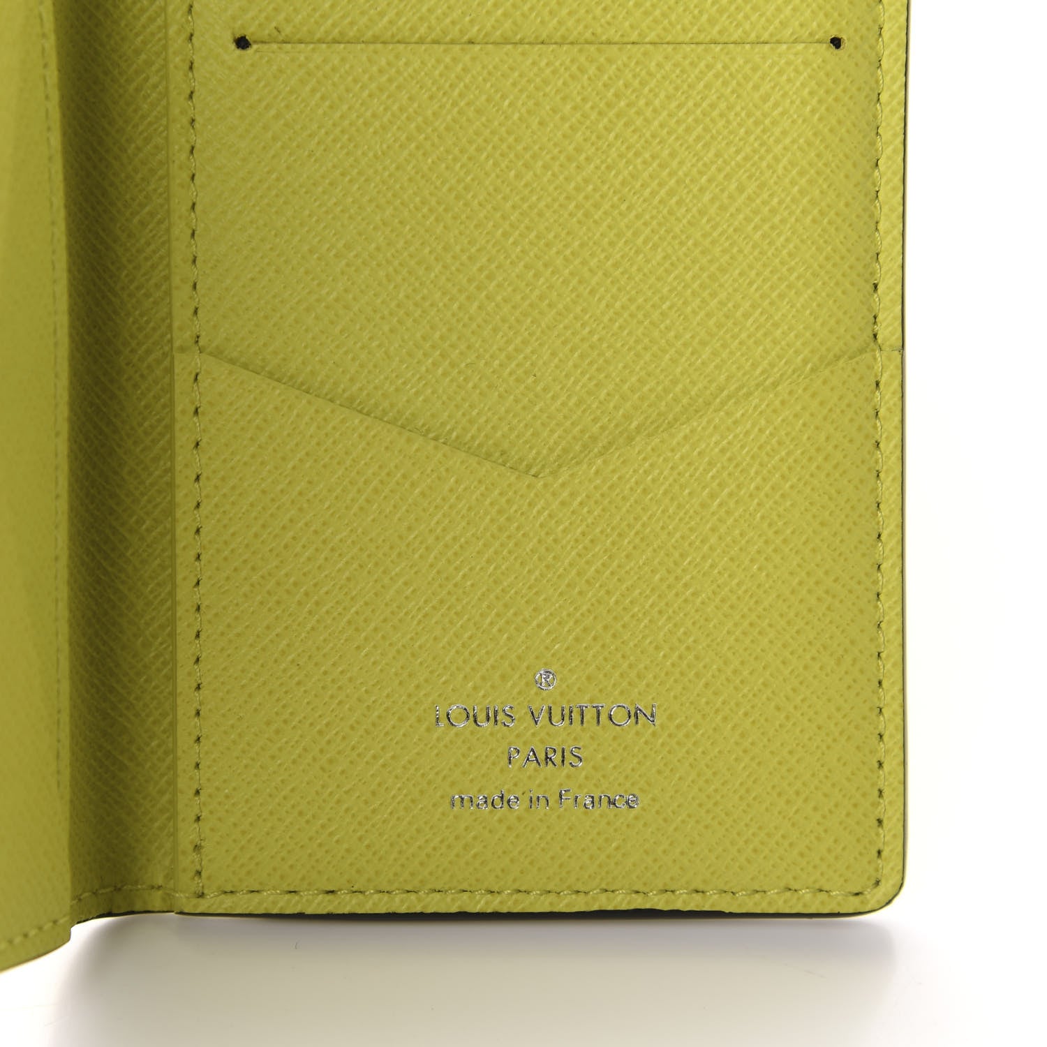 Louis Vuitton Monogram Taiga Pocket Organizer Yellow 6 of 7