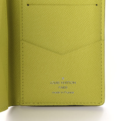 Louis Vuitton Monogram Taiga Pocket Organizer Yellow 6 of 7