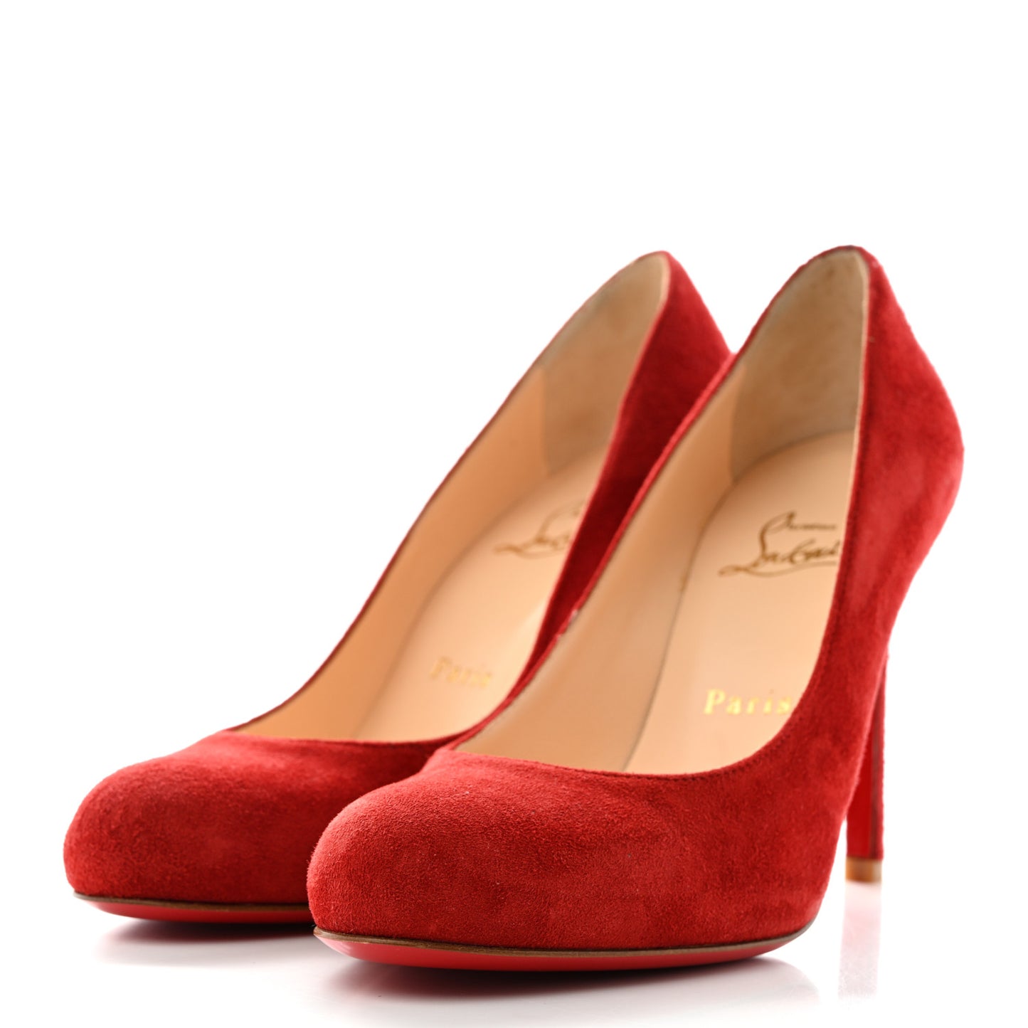 Veau Velours Simple 100 Pumps 36 Loubi