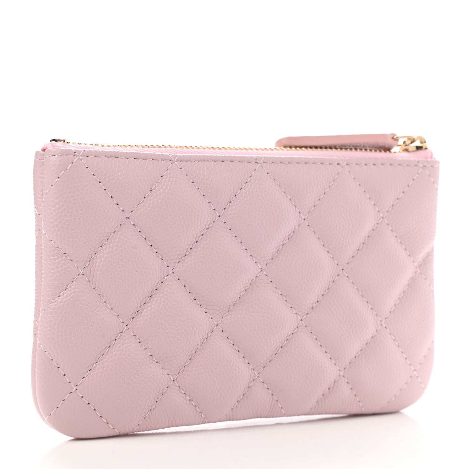 Chanel Caviar Quilted Small Cosmetic Case Pink 3 of 8