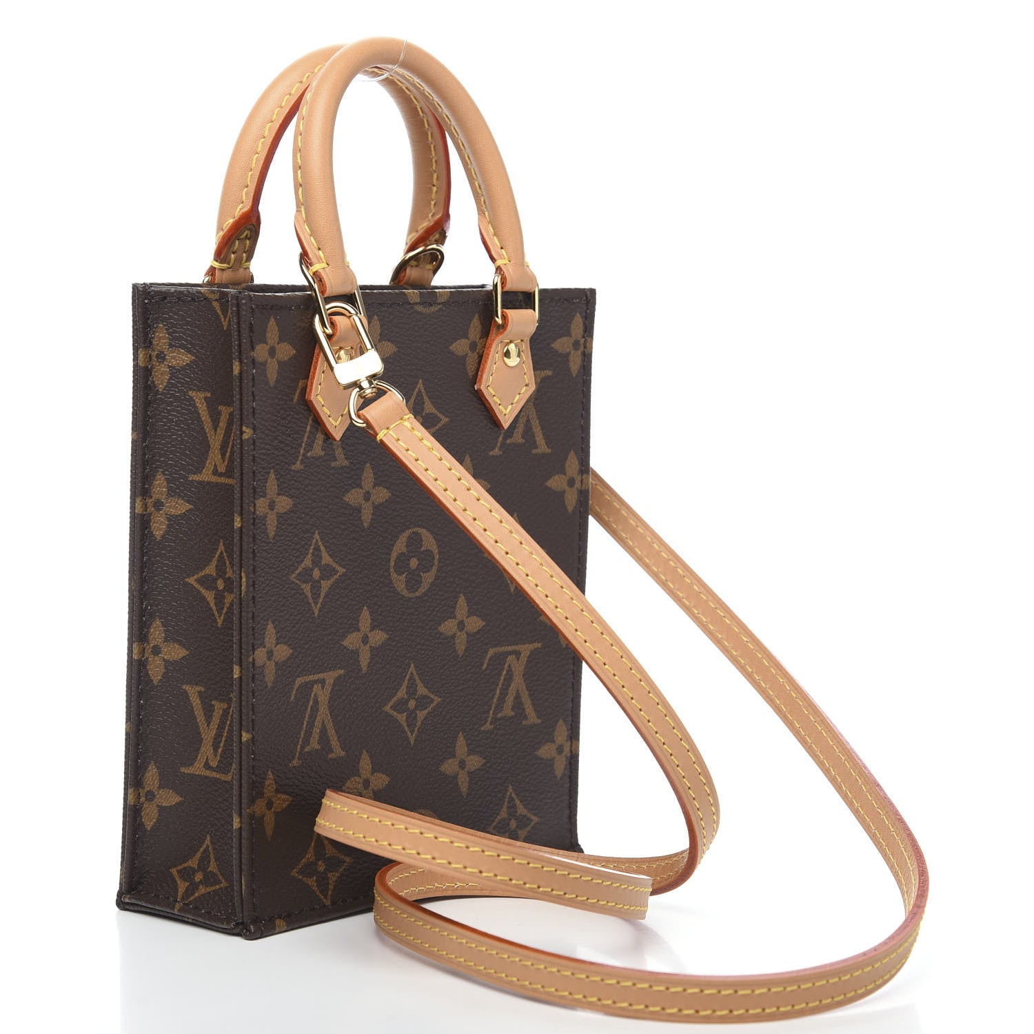 Louis Vuitton Monogram Petit Sac Plat 2 of 8