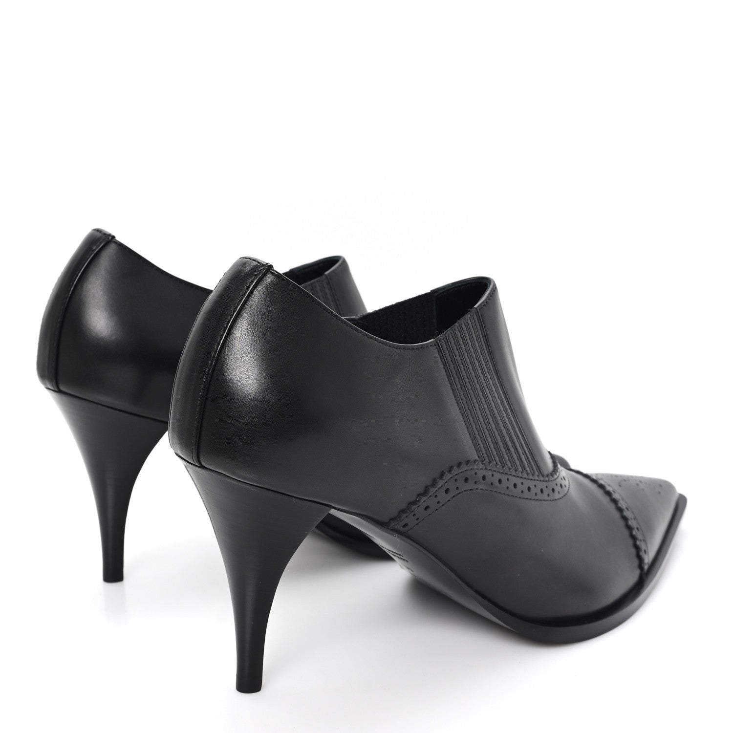 Hermes Calfskin Luna Pumps 41 Black 5 of 10