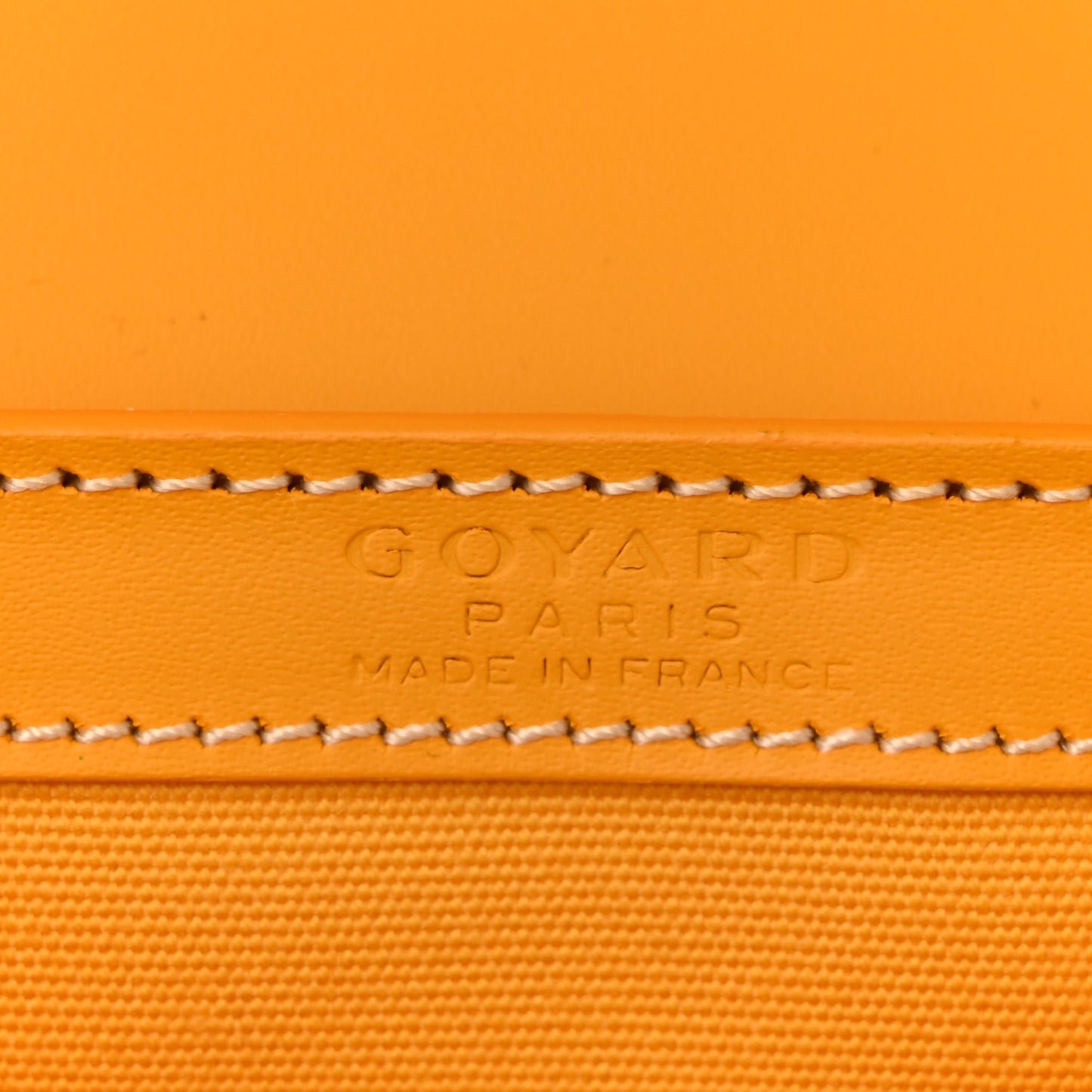 Goyardine Structure Mini Saigon Yellow