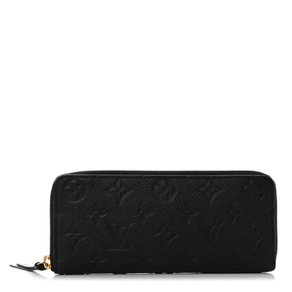 Louis Vuitton Empreinte Clemence Wallet Black 1 of 7