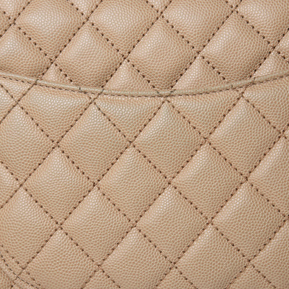 Chanel Caviar Quilted Small Coco Handle Flap Beige 10 of 11
