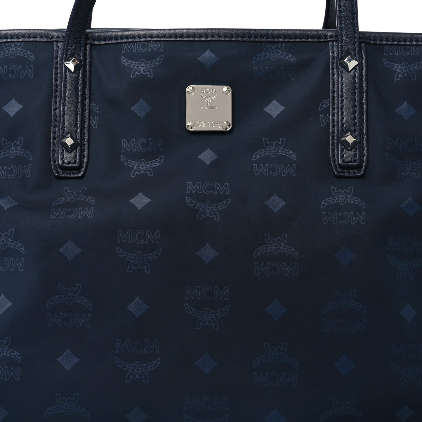 Nylon Monogram Medium Dieter Shopper Tote Navy
