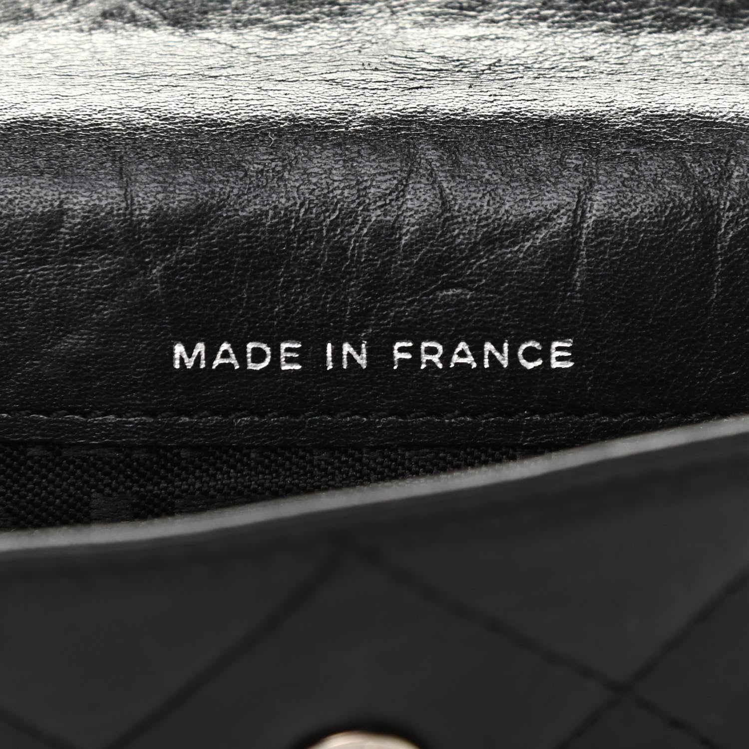 Chanel Calfskin Quilted Cambon Key Holder Case Black 7 of 8