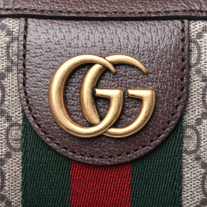 Gucci GG Supreme Monogram Web Small Ophidia Half Moon Hobo Brown 9 of 11