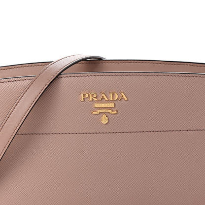 Prada Saffiano City Calfskin Esplanade Crossbody Bag Cipria 7 of 9