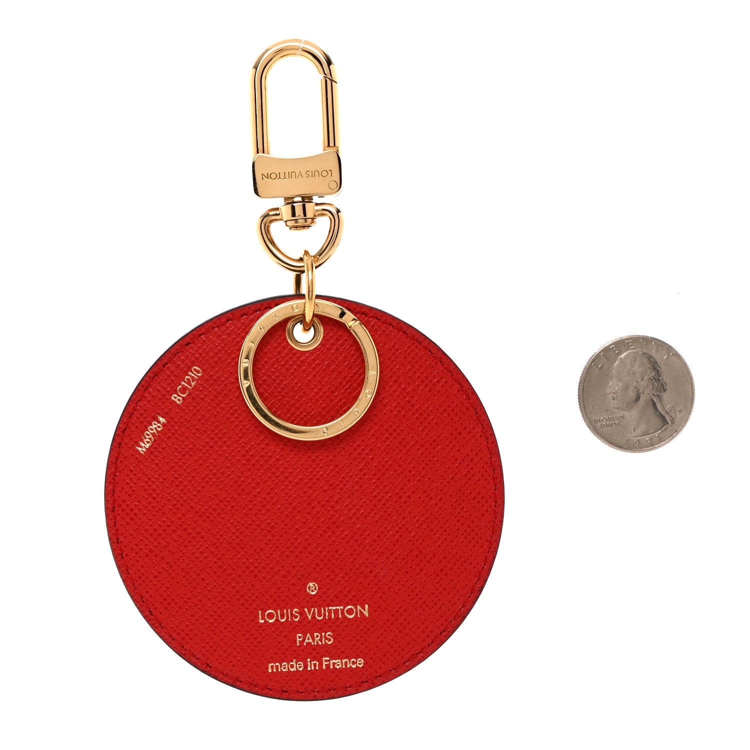 Louis Vuitton Monogram 2020 Christmas Animation Bumper Cars Bag Charm Key Ring Coquelicot 2 of 5