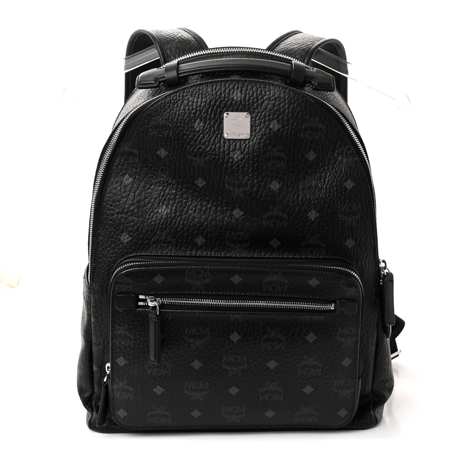MCM Visetos Medium Stark Backpack Black 1 of 9