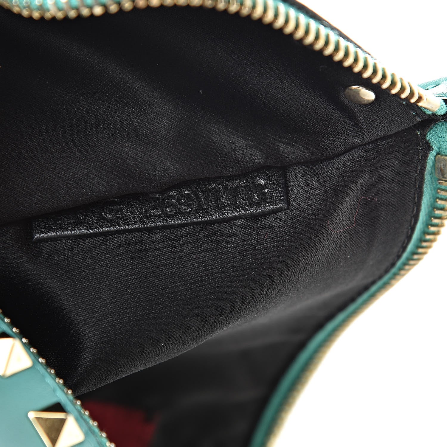 Valentino Garavani Vitello Large Rockstud Zip Pouch Colibri 7 of 7