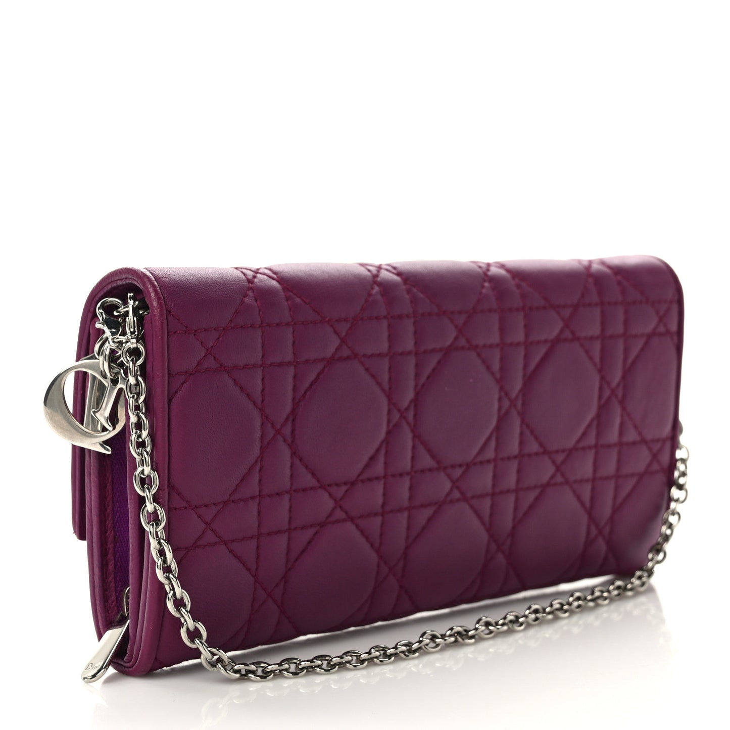 Lambskin Cannage Lady Dior Rendezvous Wallet On Chain More