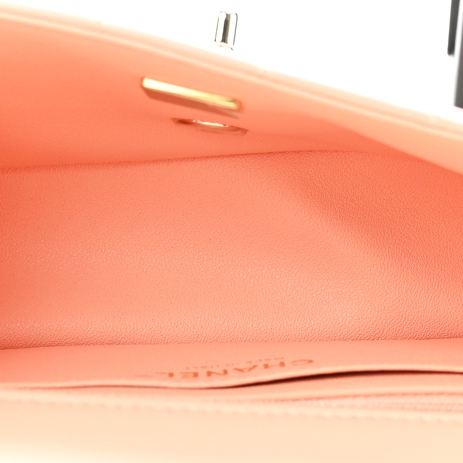 Chanel Lambskin Quilted Mini Rectangular Flap Light Pink 5 of 13