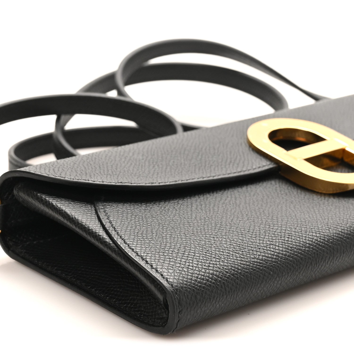 Hermes Epsom Maillon Wallet To Go Black 9 of 12