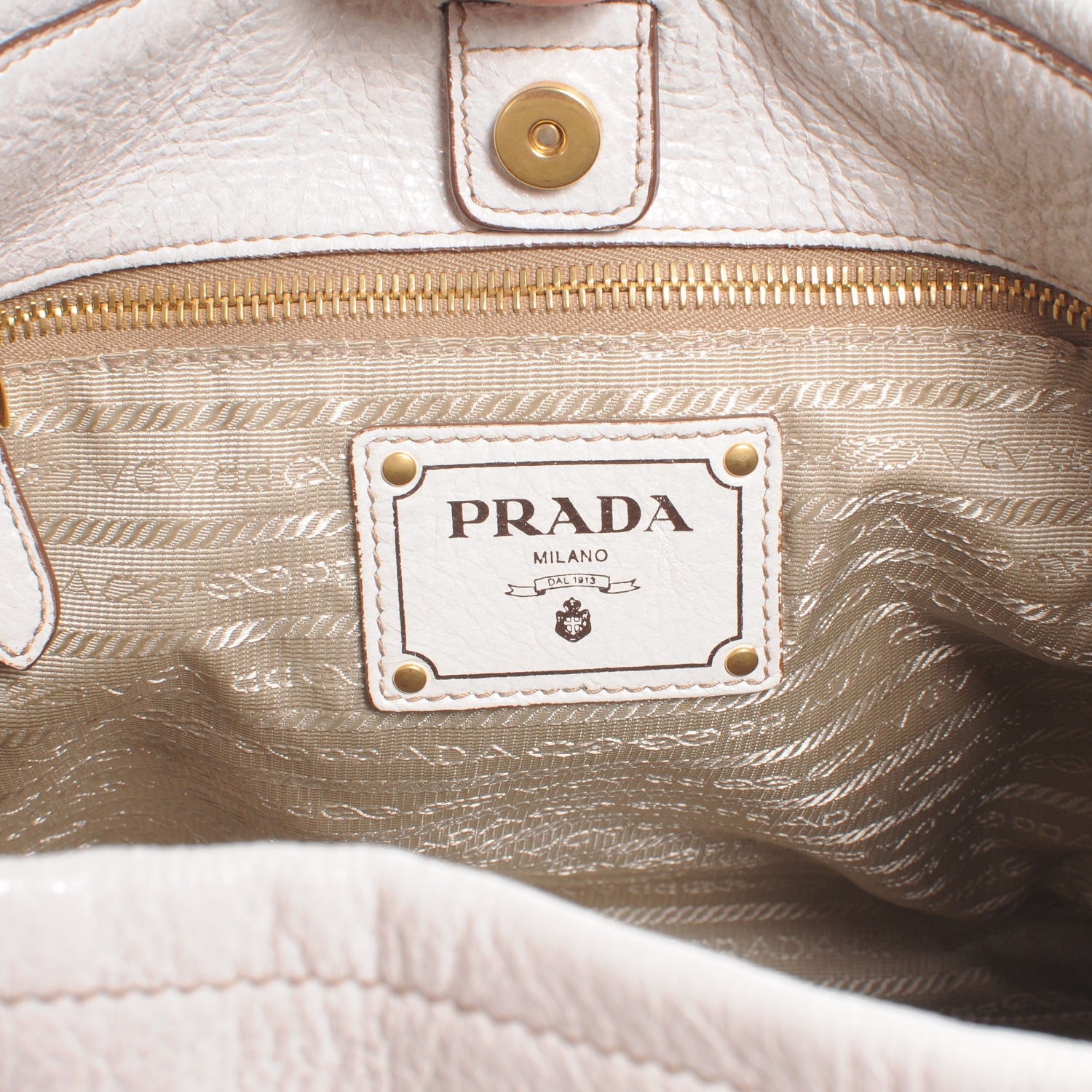 Prada Cervo Lux Chain Shoulder Bag 6 of 7