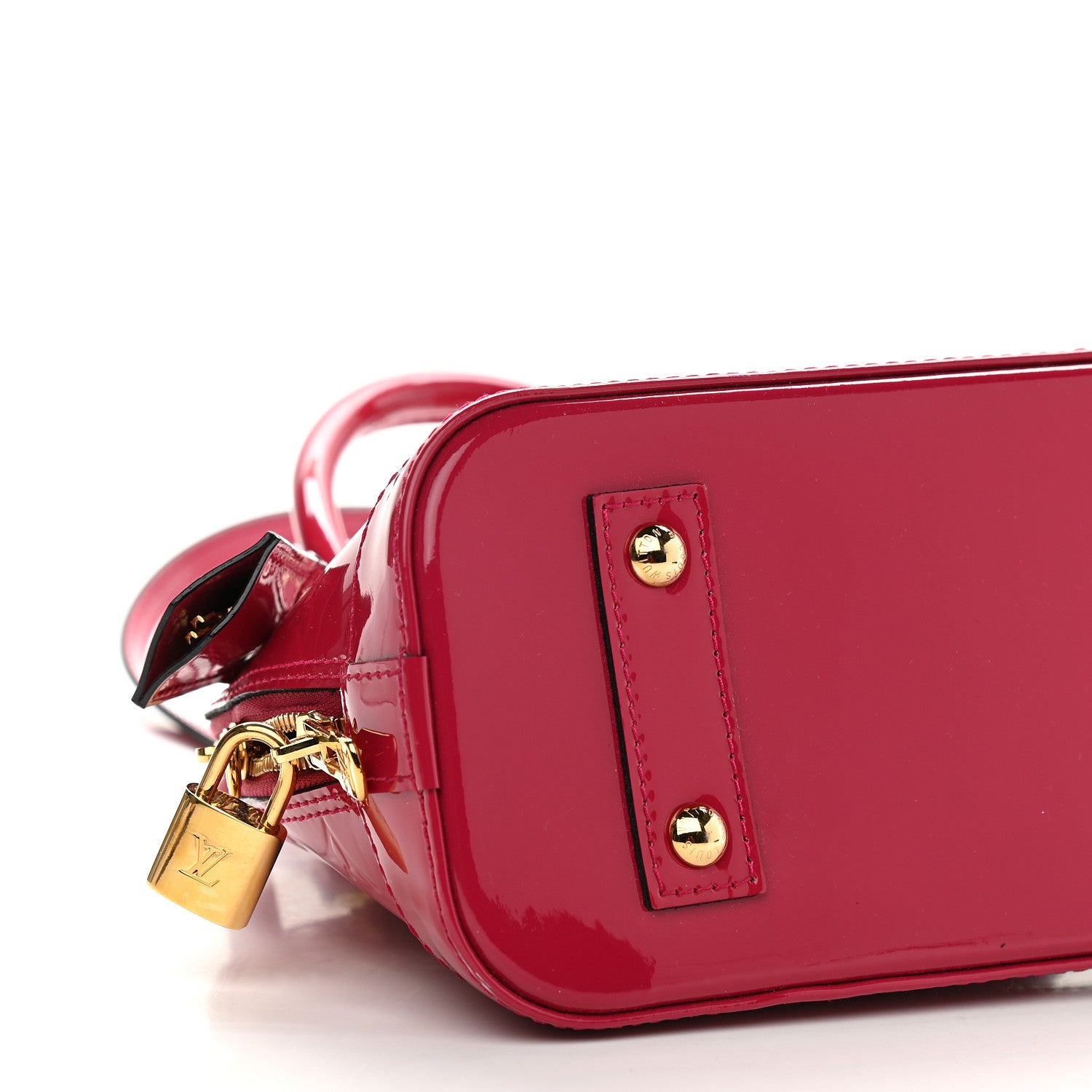 Louis Vuitton Vernis Alma BB Rose Indien 5 of 9