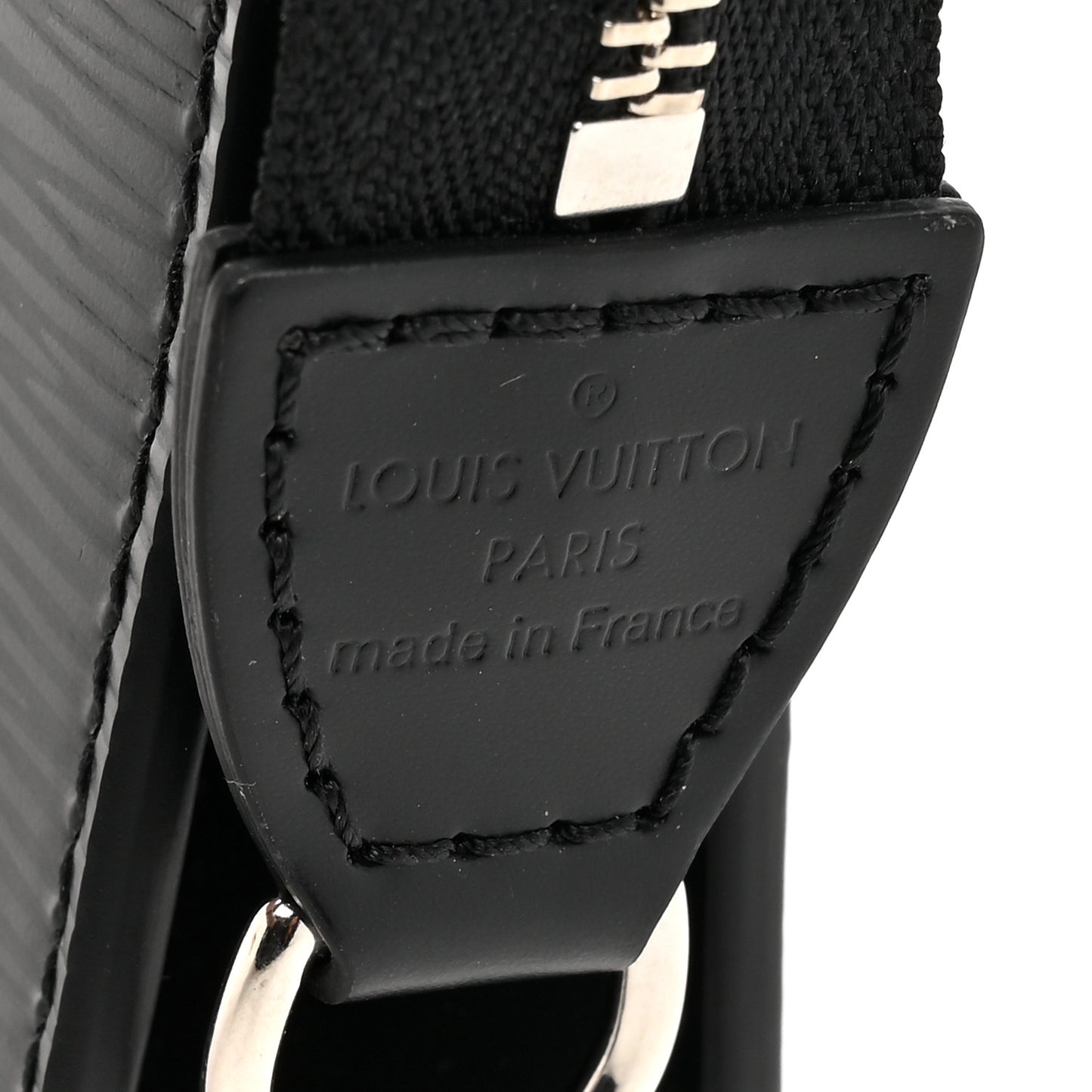 Epi LV Circle Pochette Accessories Black