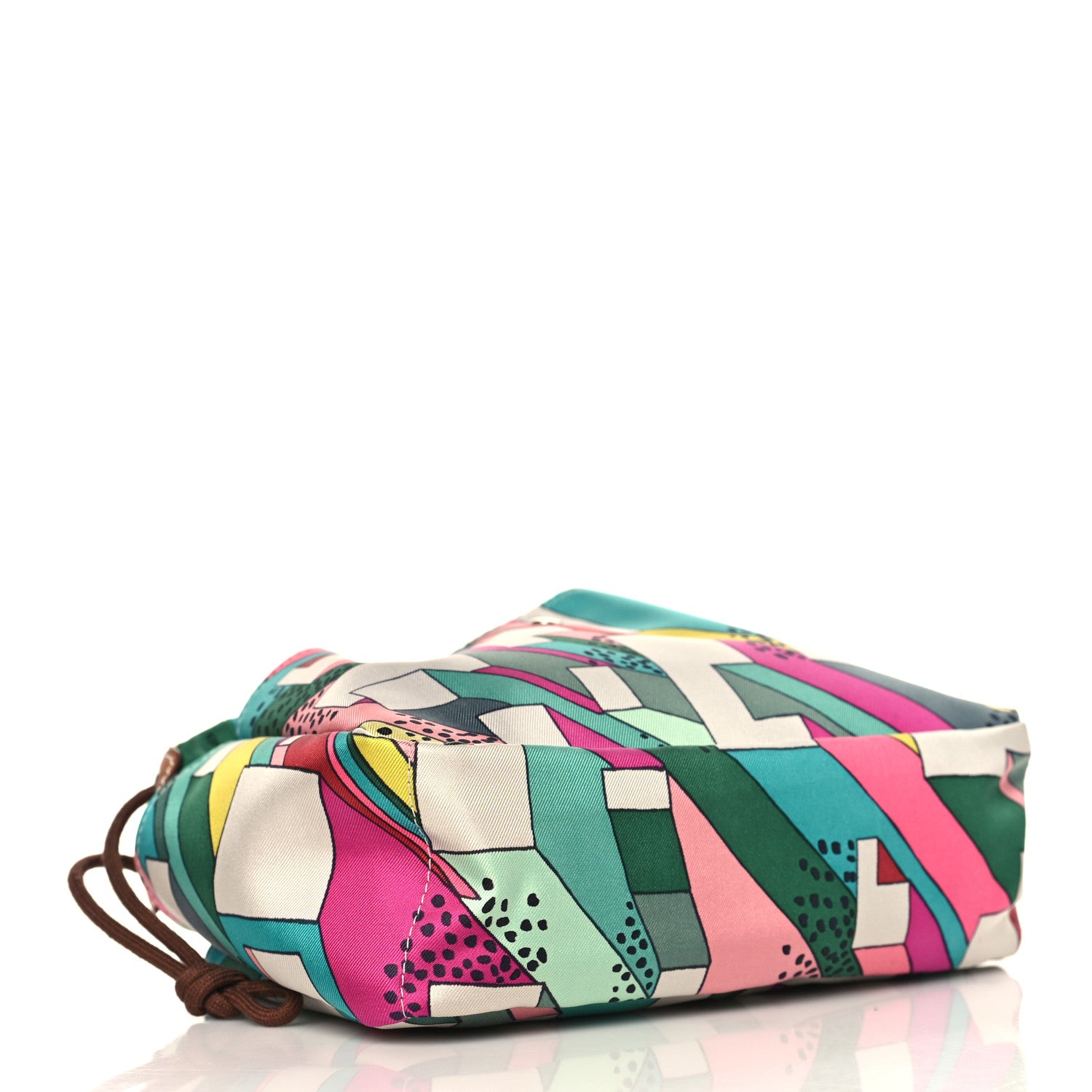 Hermes Silk On A Summer Day Fourbi 20 PM Pouch Tosca Bleu Paon 4 of 10