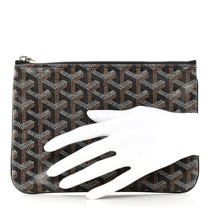 Goyard Goyardine Senat Pochette PM Black Gold 2 of 8