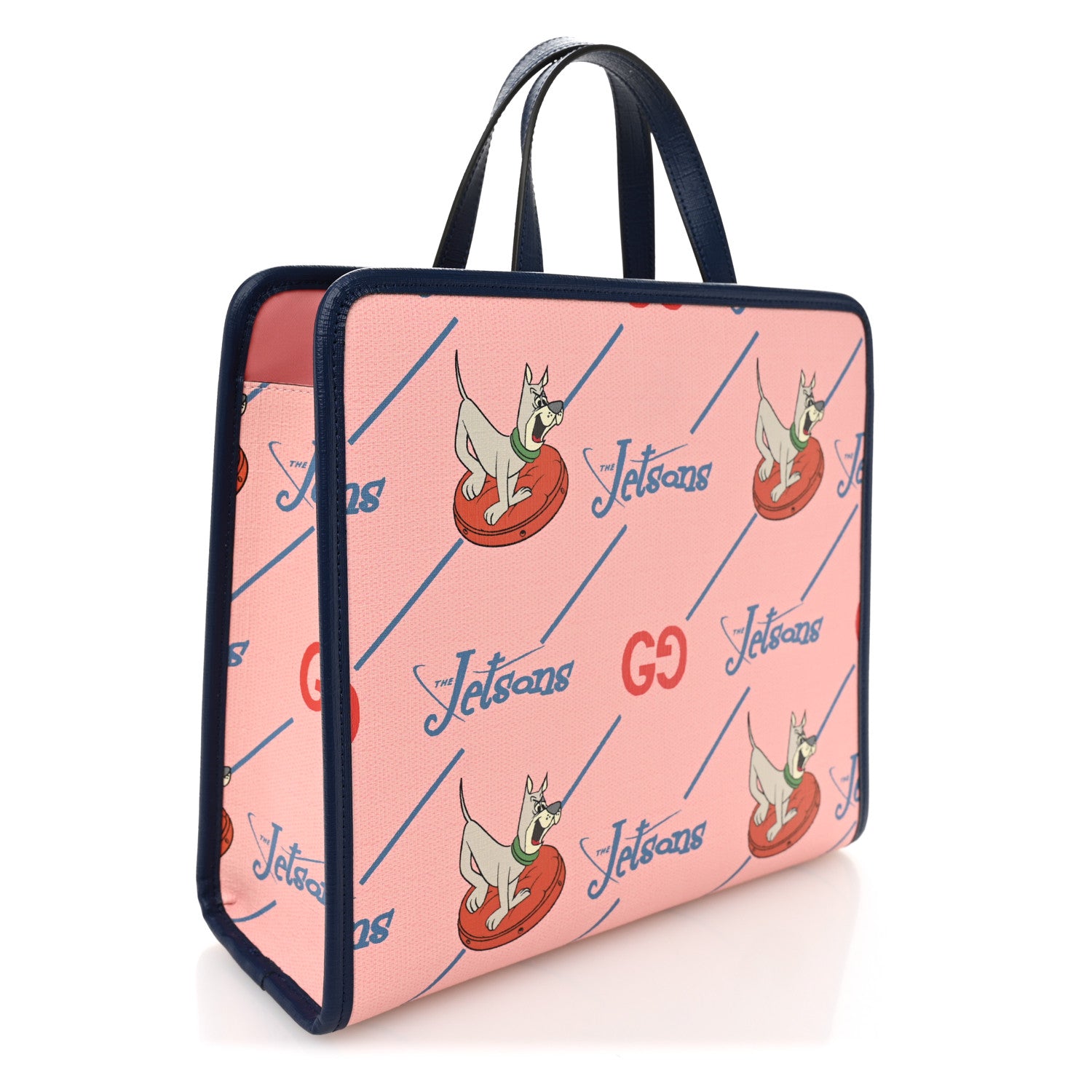 Gucci Coated Canvas Interlocking G The Jetsons Childrens Tote  Pink Multicolor 3 of 10