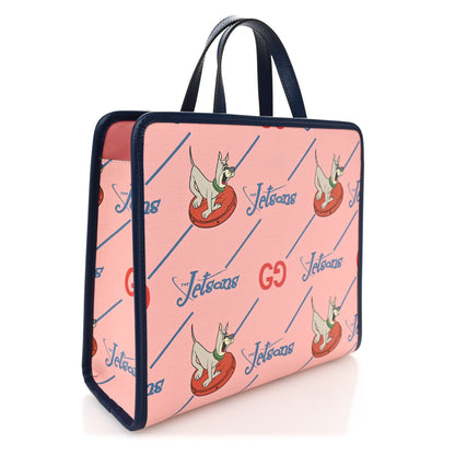 Gucci Coated Canvas Interlocking G The Jetsons Childrens Tote  Pink Multicolor 3 of 10