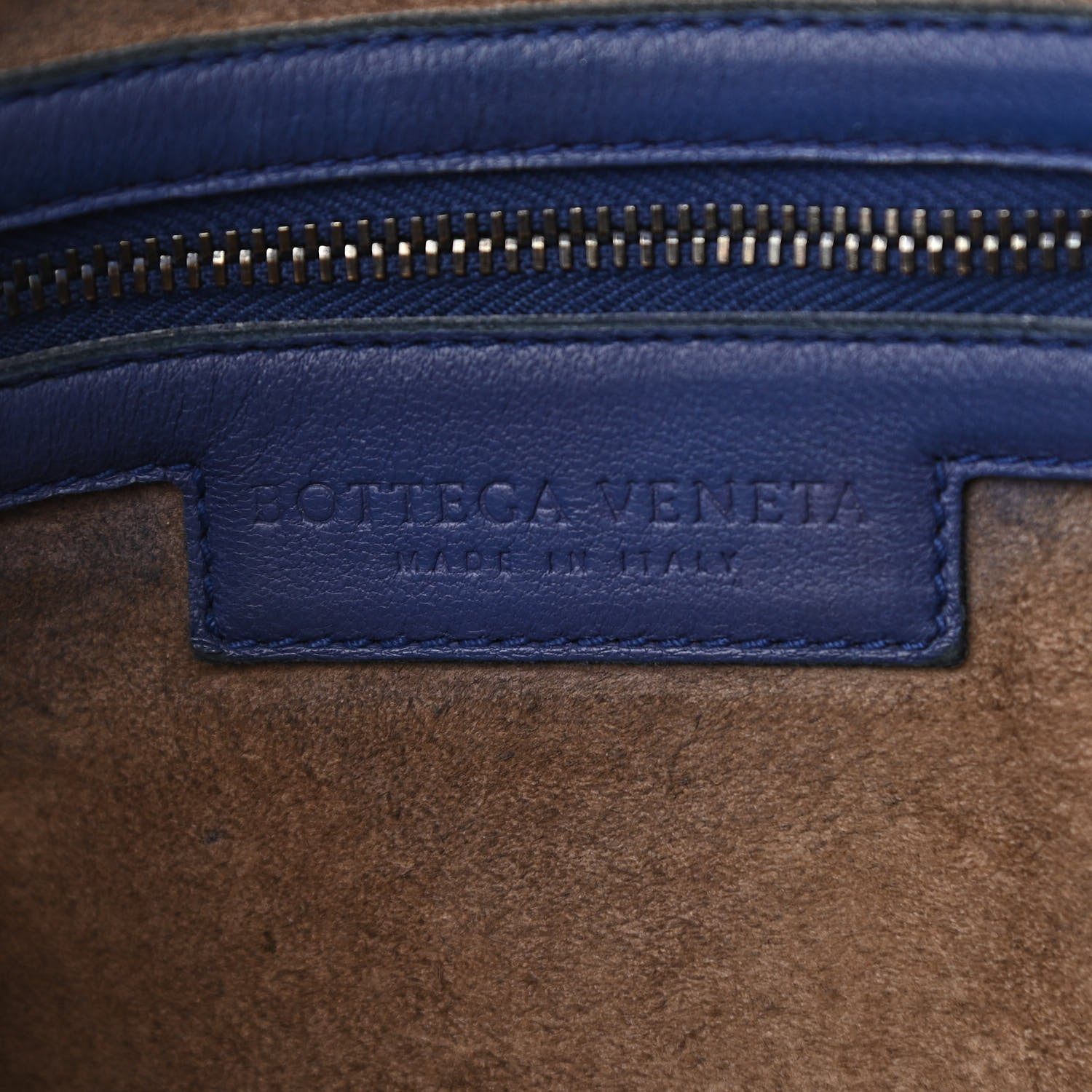 Bottega Veneta Nappa Intrecciato Nodini Crossbody Messenger Blue 7 of 13