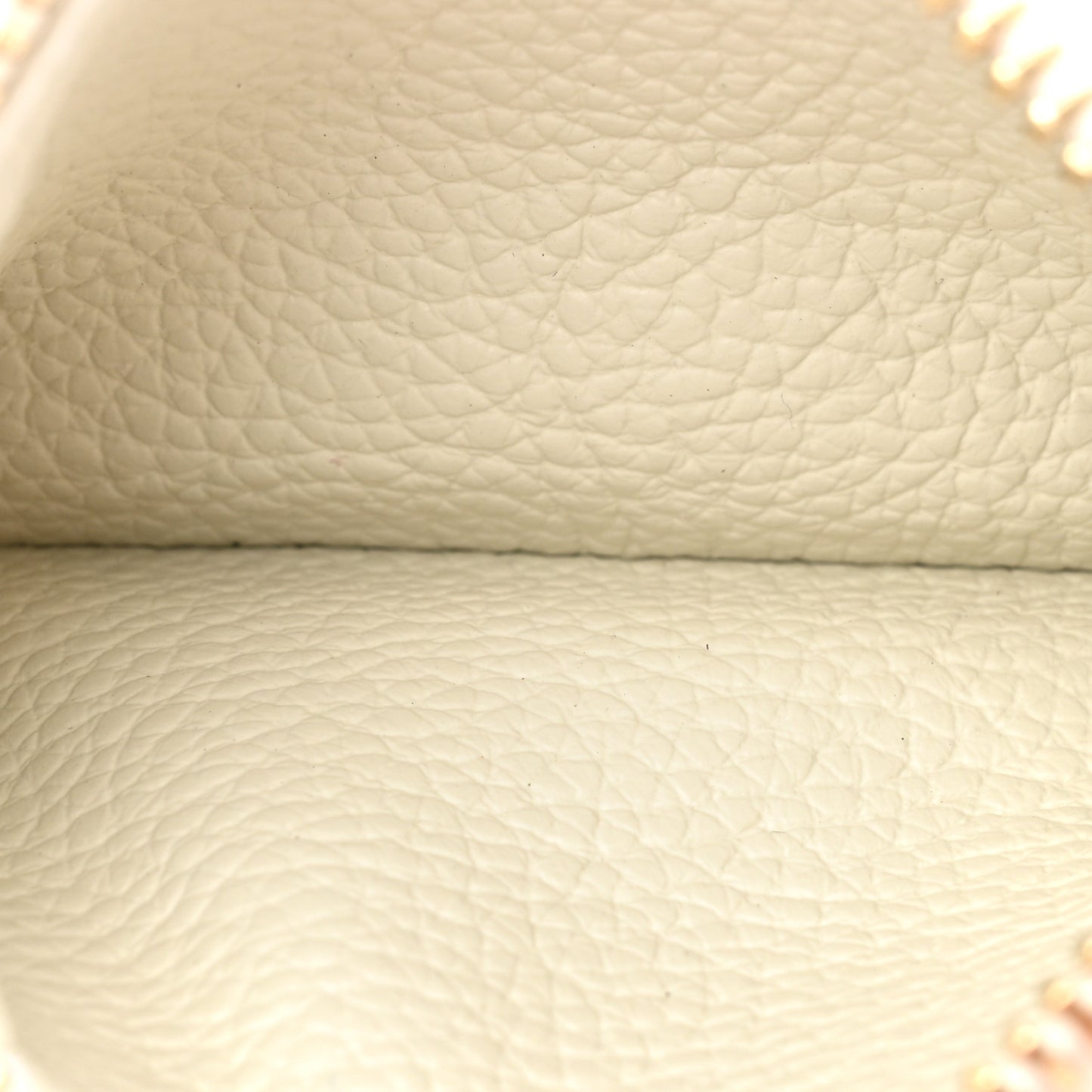 Calfskin Small East West Sense Tote White