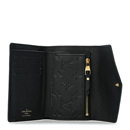 Louis Vuitton Empreinte Compact Curieuse Wallet Black 5 of 9