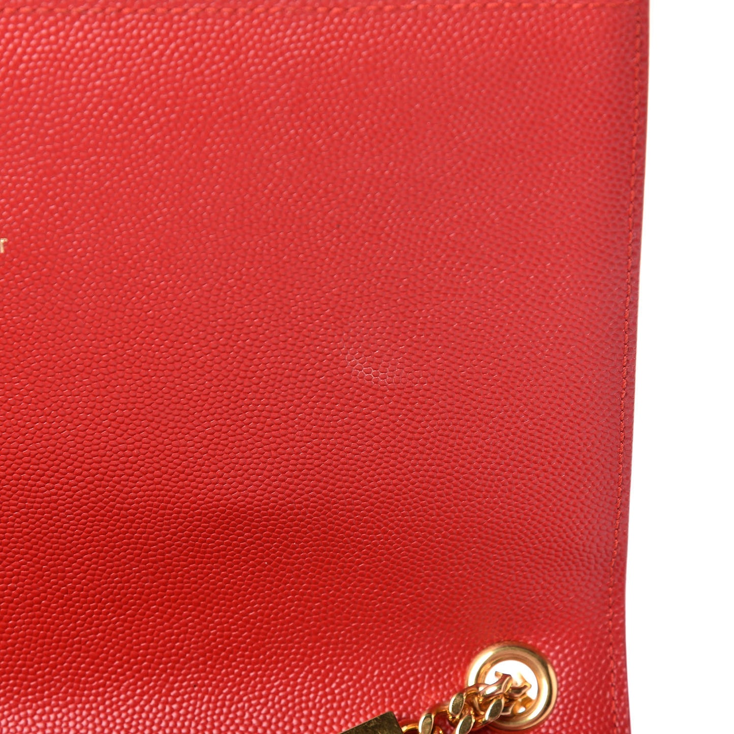 Grain De Poudre Medium Monogram Kate Satchel Red